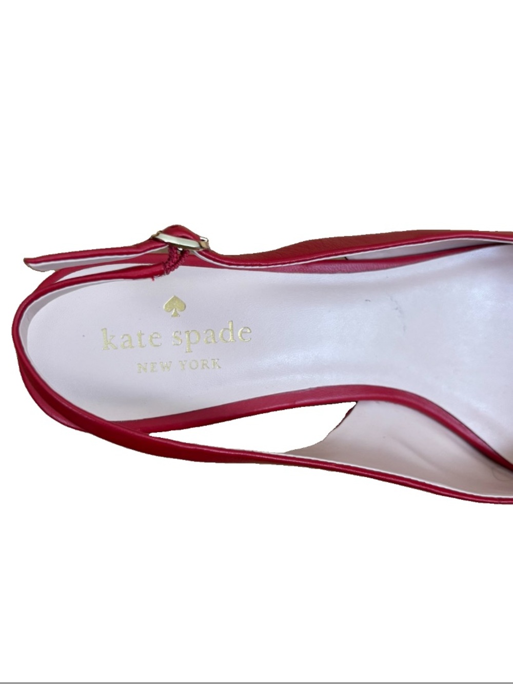 Kate Spade NY Bachata SB Pump Women’s Size 10B Slingback Heeled Leather Holiday - Picture 3 of 7